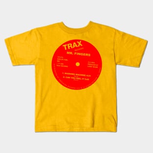 Trax / Mr Fingers / Acid House Vinyl Record Kids T-Shirt